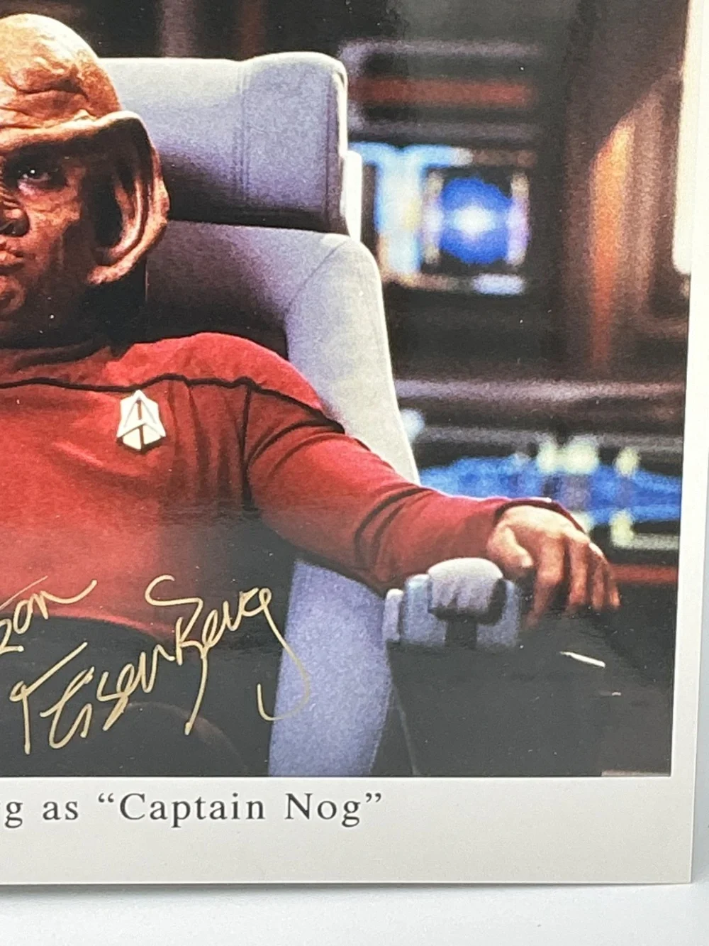 Star Trek Autographed Aron Eisenberg Signed Photo Nog DS9 8x10 Captain Promo - Picture 4 of 7